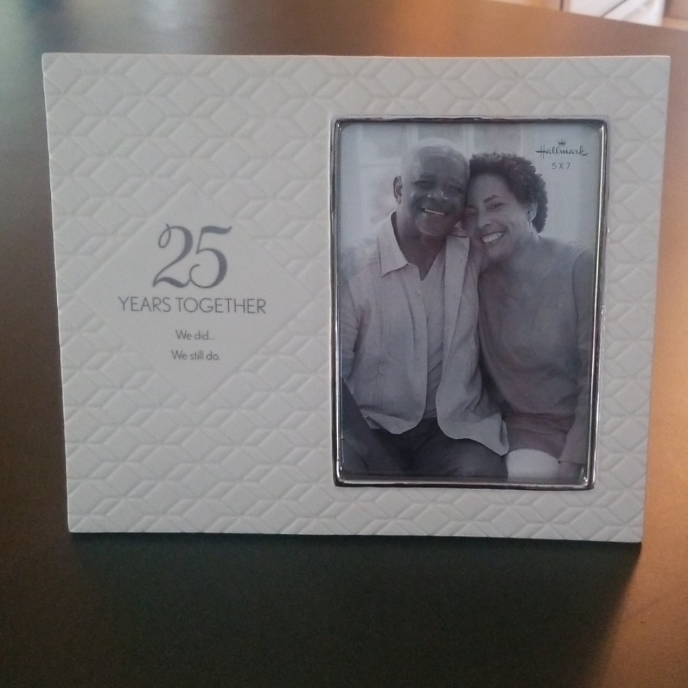Hallmark 25th anniversary frame